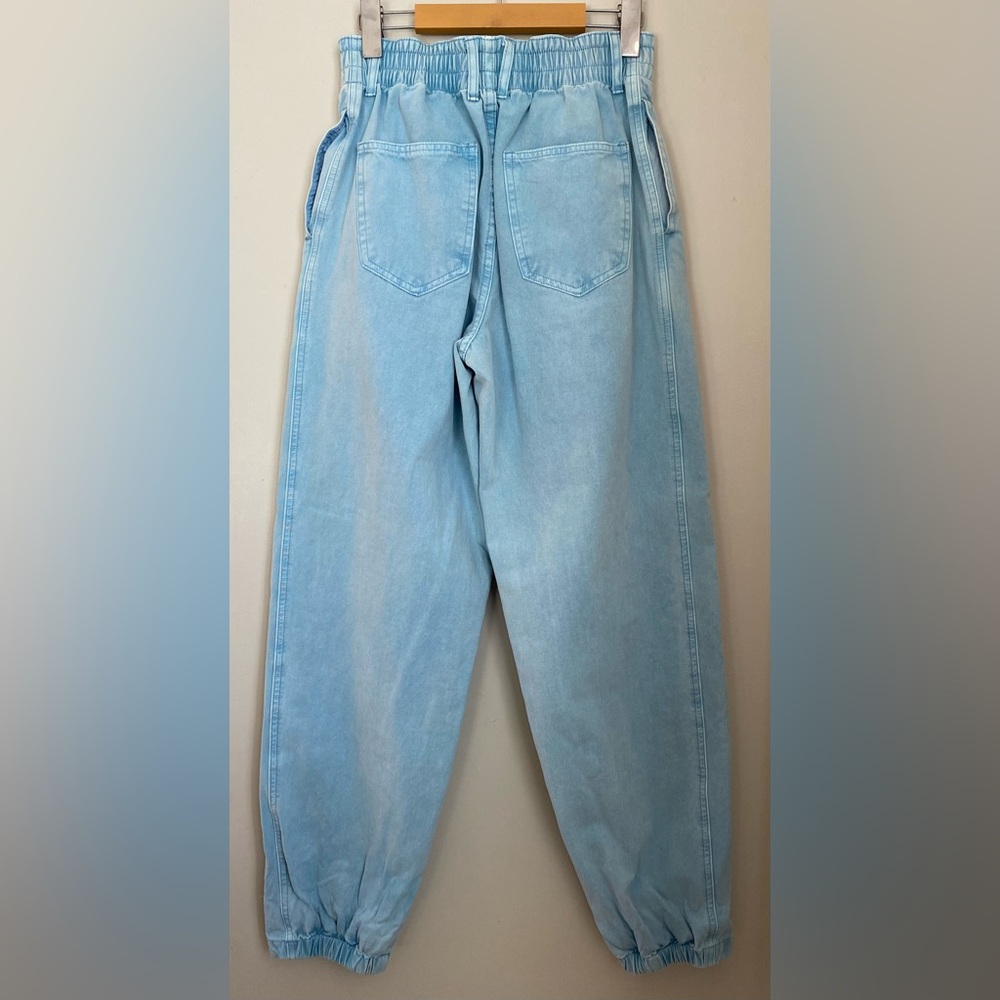 LF MARKEY Light Wash Baggy Wide Leg Elastic High Rise Colin Jeans Size 25 Casual - Picture 7 of 13